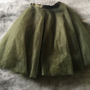 Emerald green chic tutu