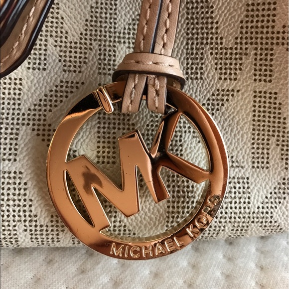 Michael Kors Large Logo Grayson Satchel - Picture 4 of 7