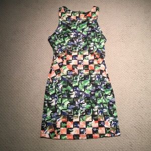 Multicolor bodycon mini dress