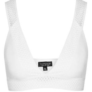 topshop / mesh bralette