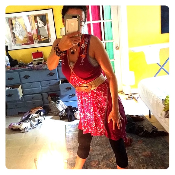 Ric Rac Indian Woven Shirt Dress - Picture 2 of 8