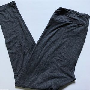 LulaRoe gray heather leggings
