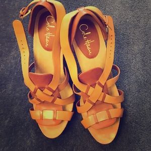 Brown Nike Air Cole Haan Platform Sandals