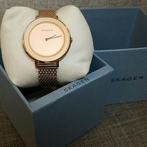 Skagen Women's "Ditte" Rose Gold Watch