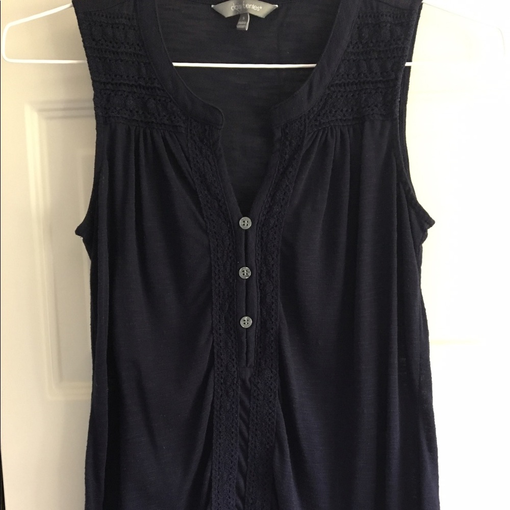 Daisy Fuentes Navy Tank