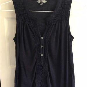 Daisy Fuentes Navy Tank