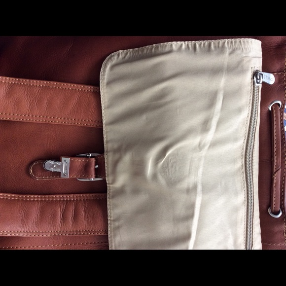 Piel Chestnut Leather Bookbag - Picture 4 of 4