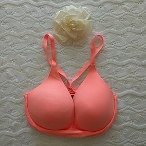 VS 32DD Lightly Lined Plunge Racerback