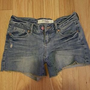 Charlotte Russe Size 0 Cut Off Denim Jean Shorts