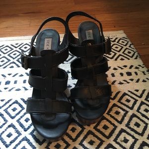 Strappy Steve Madden Wedges