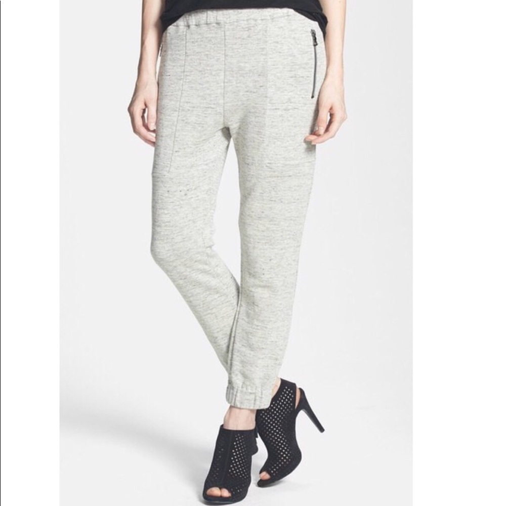 J Brand heather gray joggers