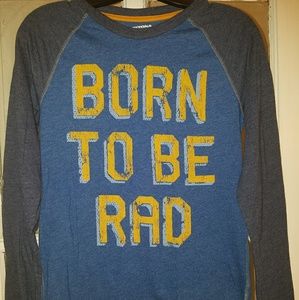 Boys Long Sleeve Logo Shirt