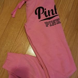 Victoria's Secret PINK pink jogger sweatpants