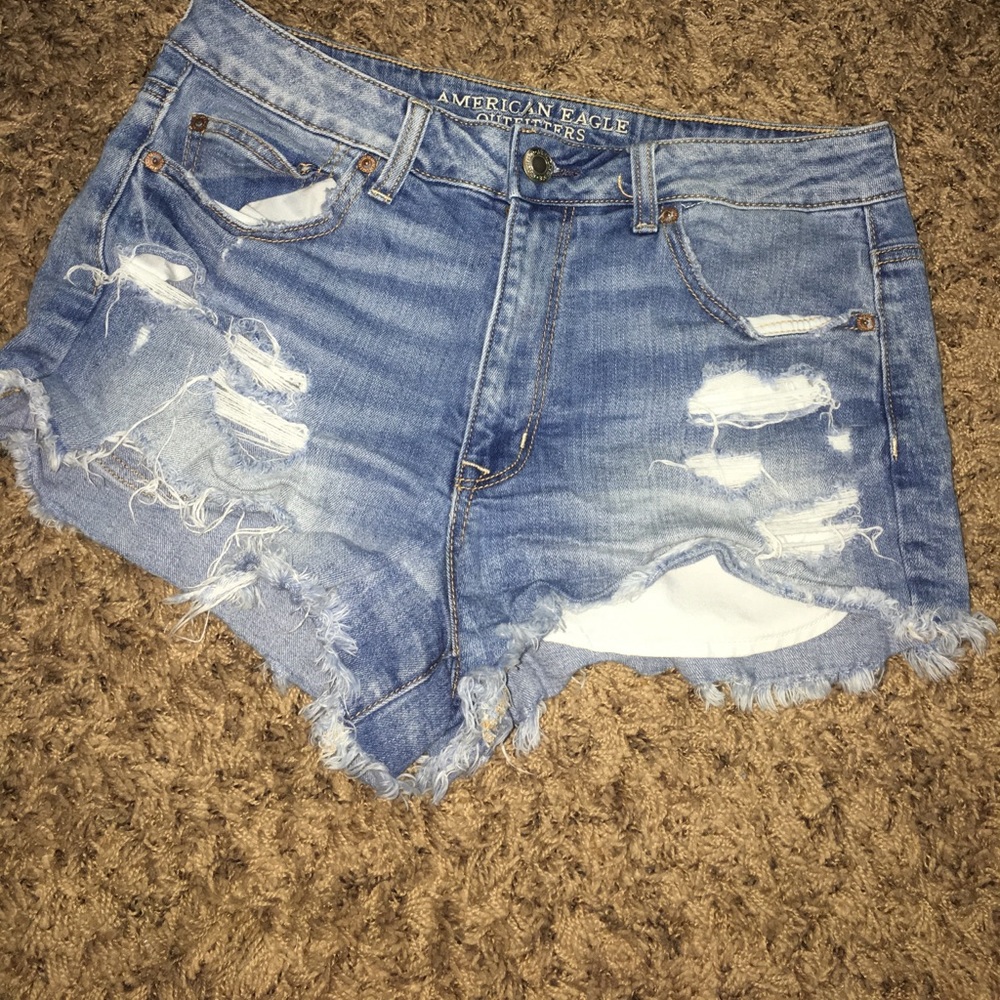 Distressed American Eagle Outfitters shorts