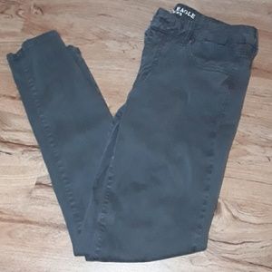 Dark green American eagle jeans