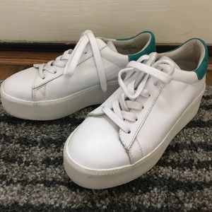 Like new Ash platform white sneakers