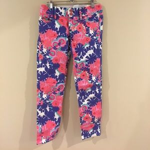 Lilly Pulitzer "Worth skinny mini" jean pants