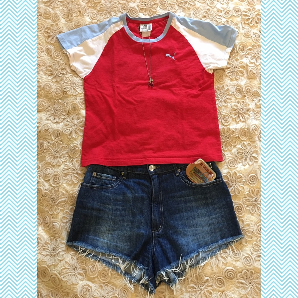 🔥FINAL PRICE🔥High-Waisted Festival Denim Shorts