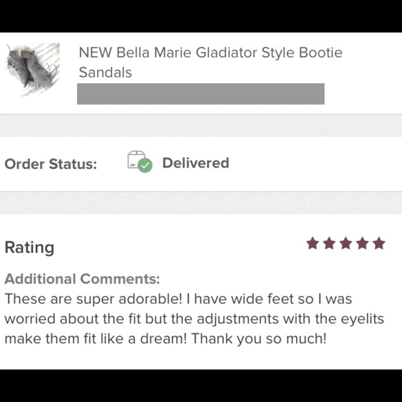 NEW Bella Marie Gladiator Style Bootie Sandals - Picture 7 of 7