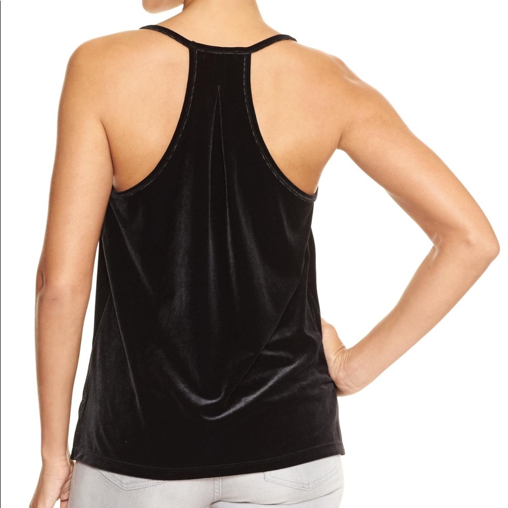 NEW Navy Velvet Racerback Tank Plus - Picture 2 of 7