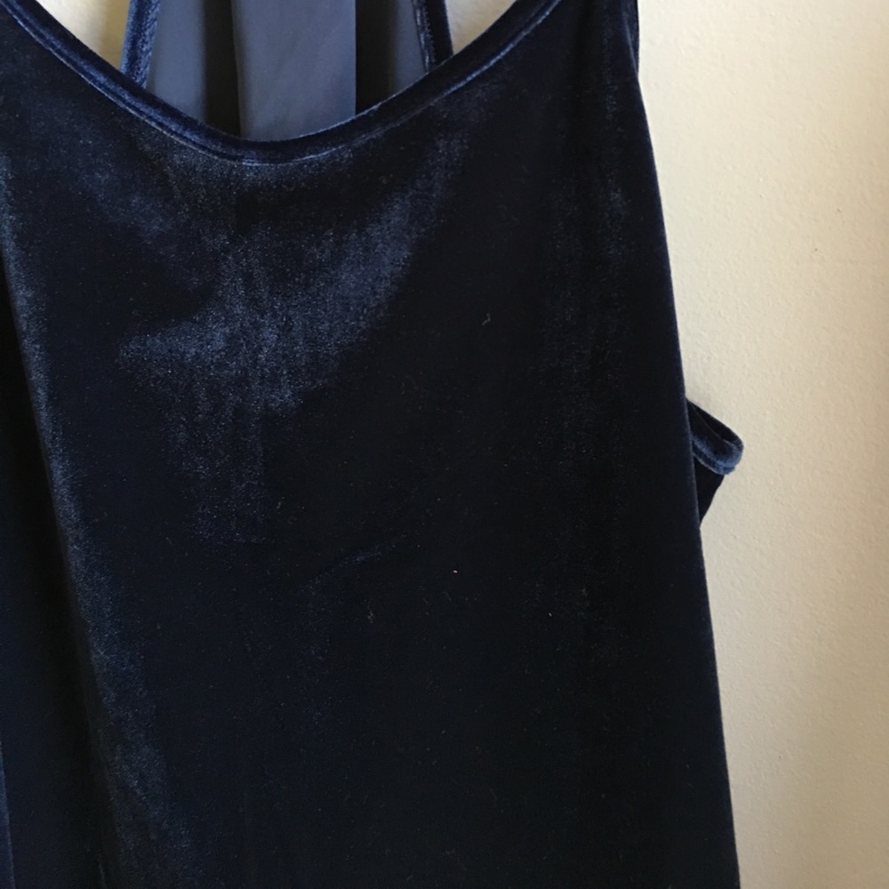NEW Navy Velvet Racerback Tank Plus - Picture 4 of 7