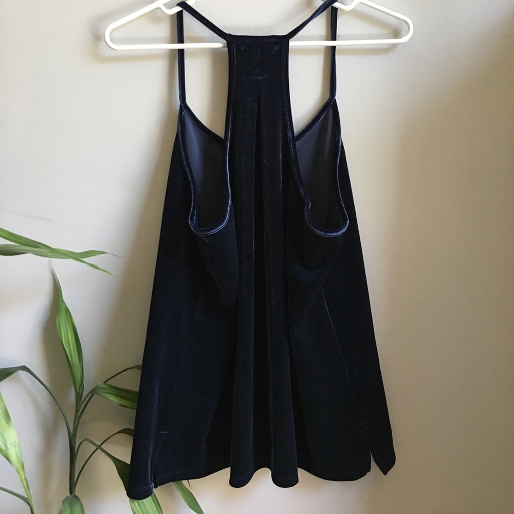 NEW Navy Velvet Racerback Tank Plus - Picture 5 of 7