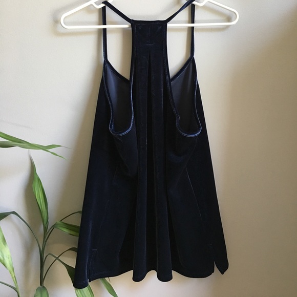 NEW Navy Velvet Racerback Tank Plus - Picture 5 of 7