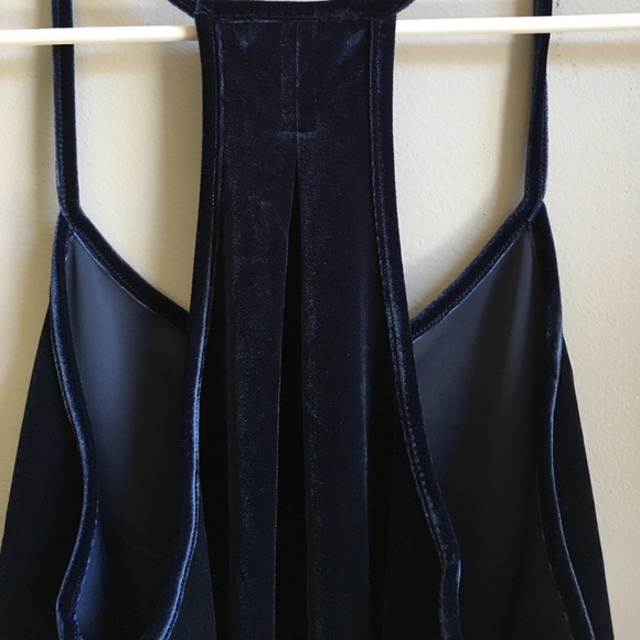 NEW Navy Velvet Racerback Tank Plus - Picture 6 of 7