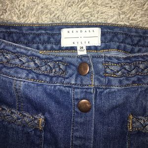 kendall + kylie jean skirt
