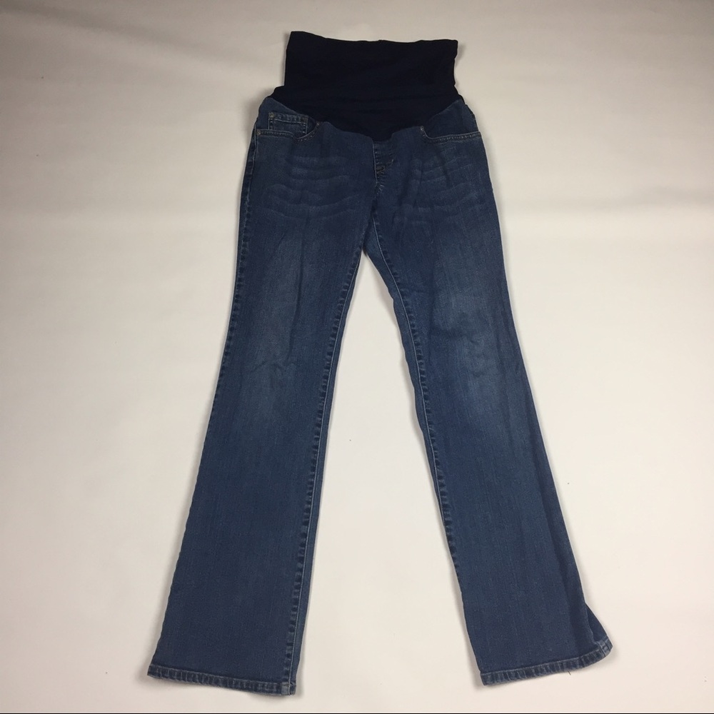 Liz Lange Maternity ‼️ Blue jeans with belly band