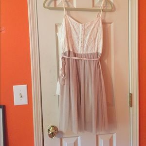 White and cream dress bottom half tool