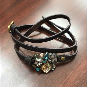 Chloe+Isabel Sunset on the Seine Leather Bracelet