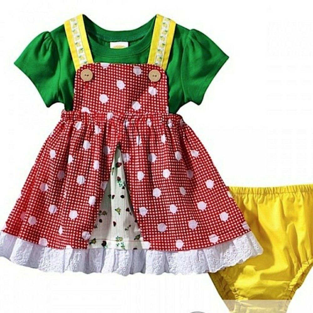 Toddler: Mini Harajuku Strawberry Tee/Dress/Blooms