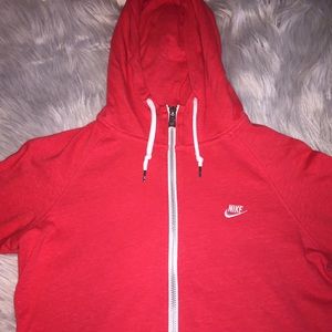 Red Nike sweater