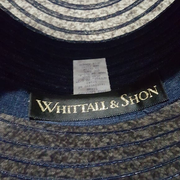 Black Mesh Gold Trim/Navy Blue Mesh Gold Trim - Picture 8 of 8