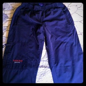 💃 TOMMY JEANS WORK OUT SATIN PANTS w/ silk lining