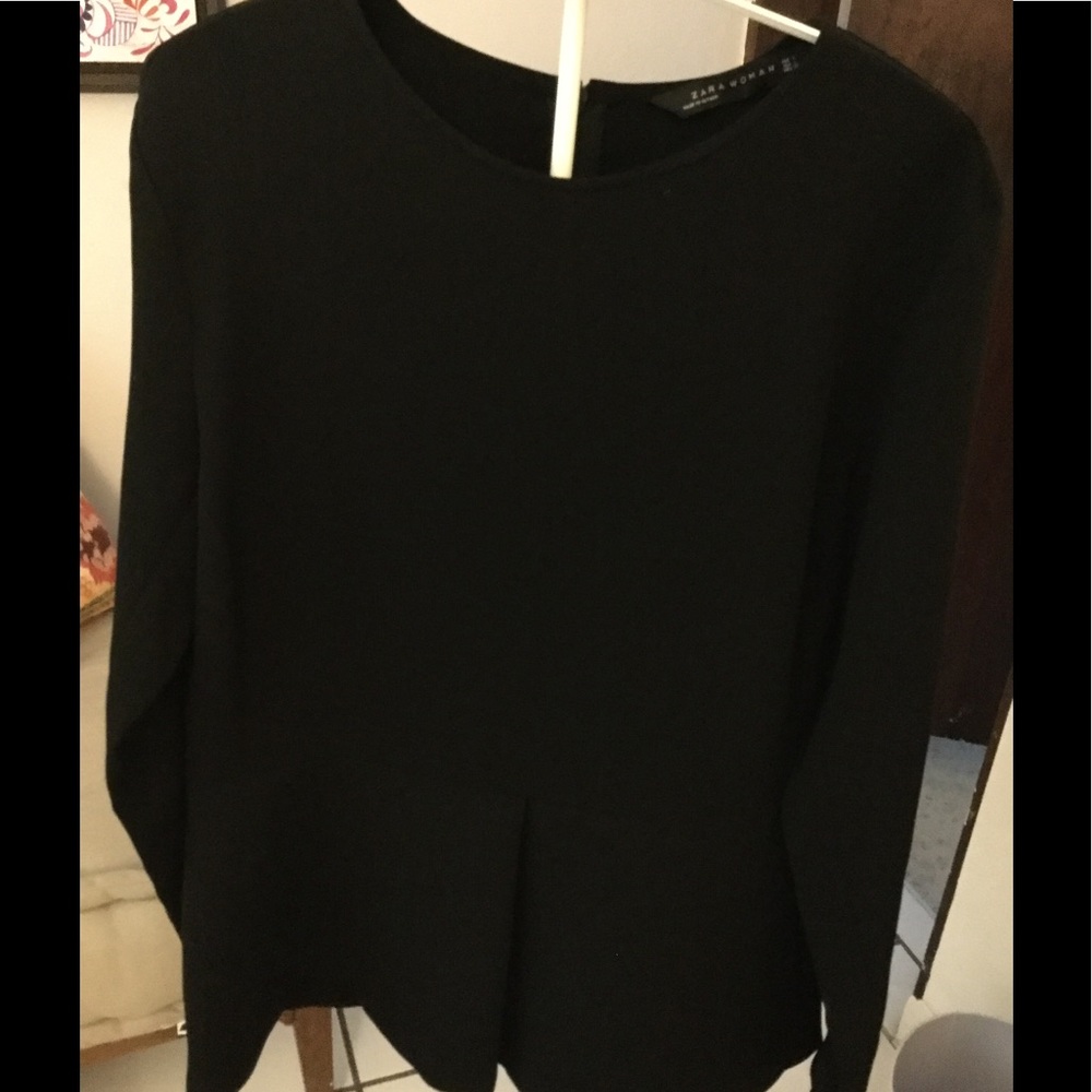Zara woman peplum Blouse