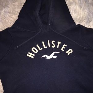 Navy blue hollister hoodie