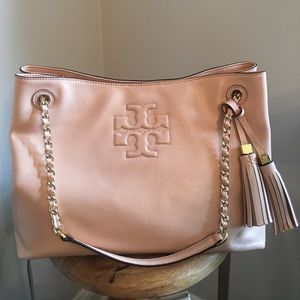 Pink Tory Burch Tote