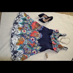 Multi Color Nine West dress. Worn Once