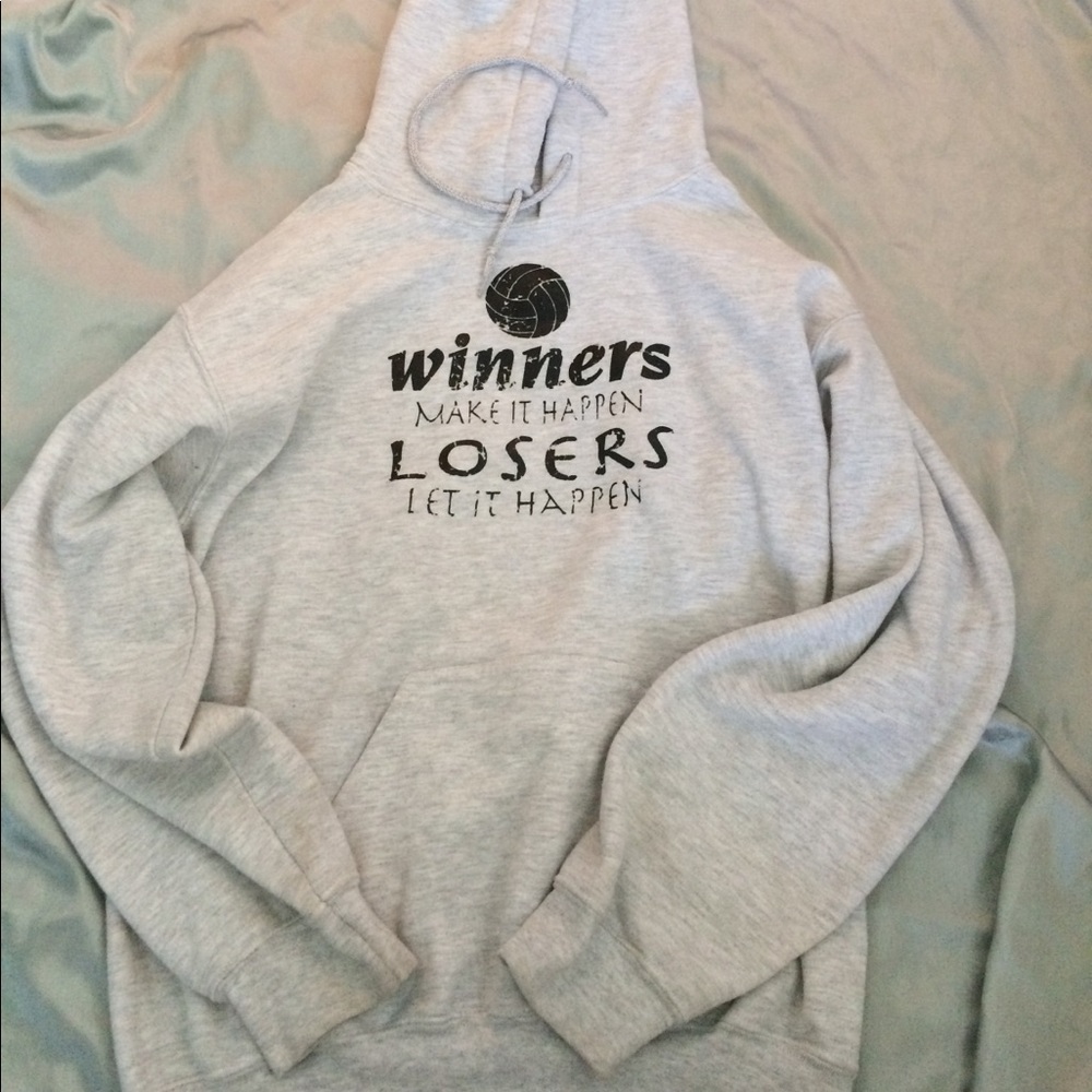 **BUNDLE volleyball tee with volleyball sweatshirt