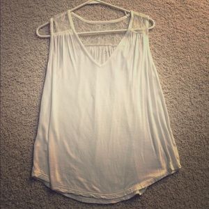 Ann Taylor Loft cream tank