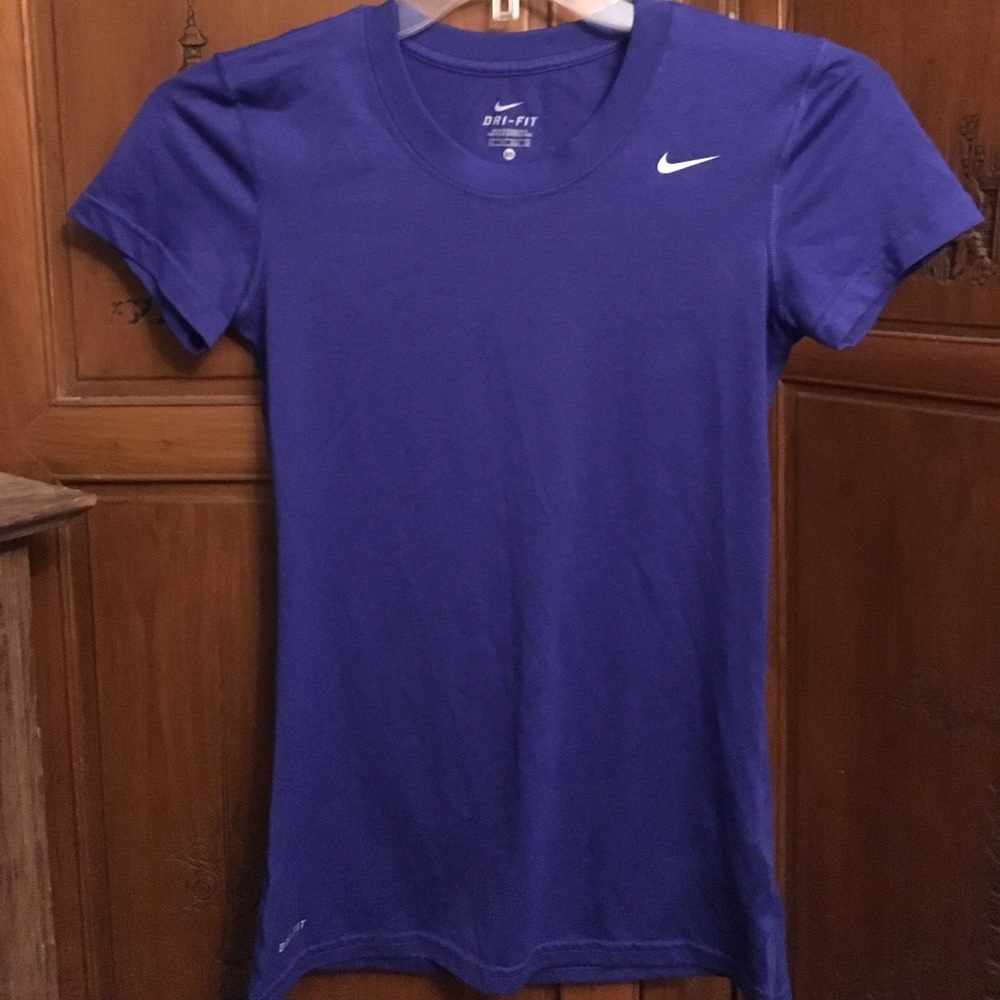 Blue Nike Dri-Fit top