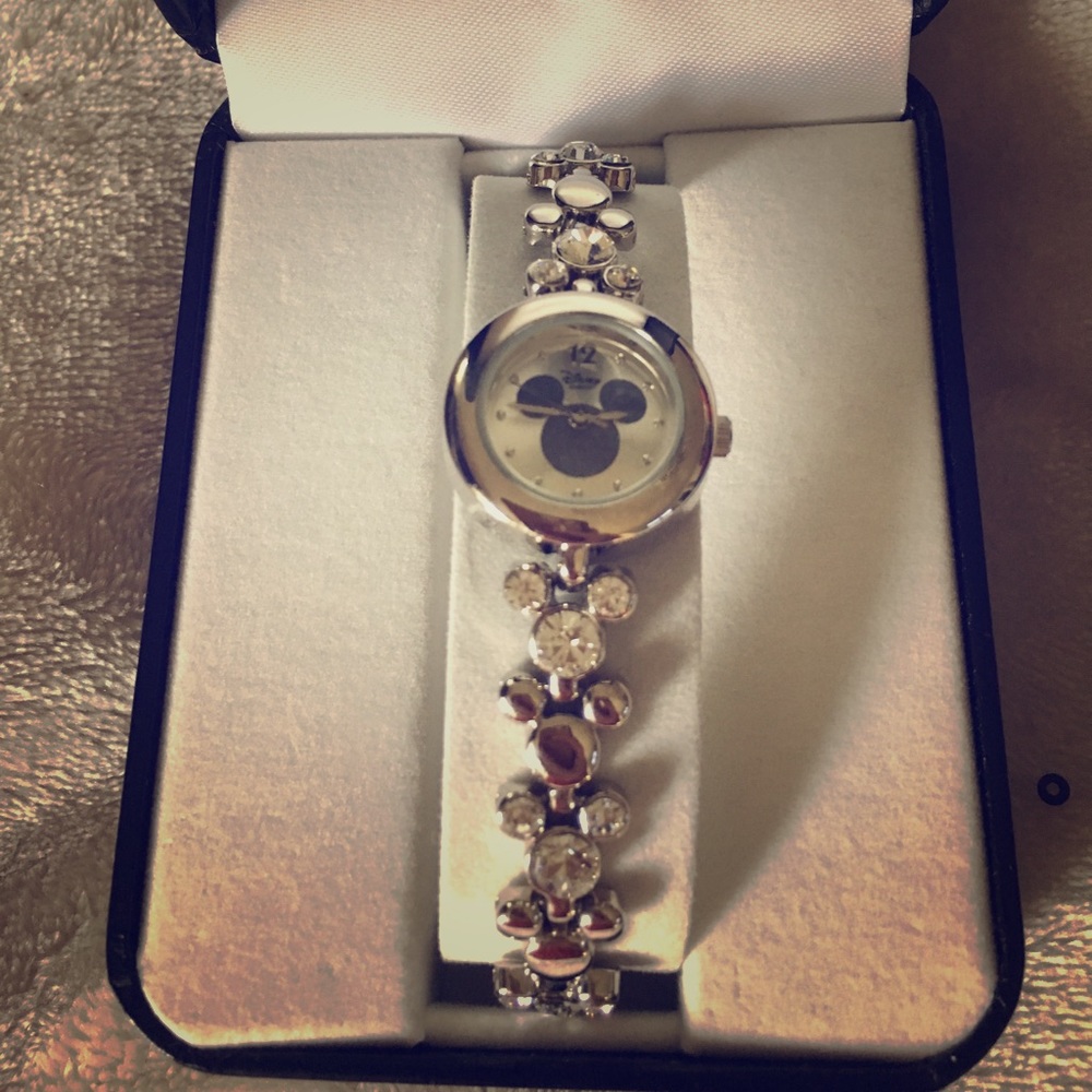 Sterling silver Disney's Mickey watch