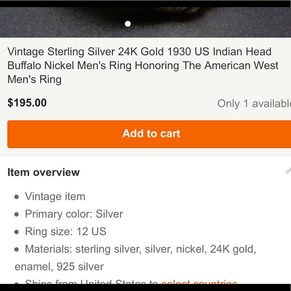 1930s buffalo nickel ring - Picture 4 of 4