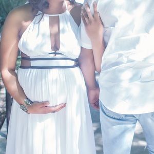 Long White Formal Dress