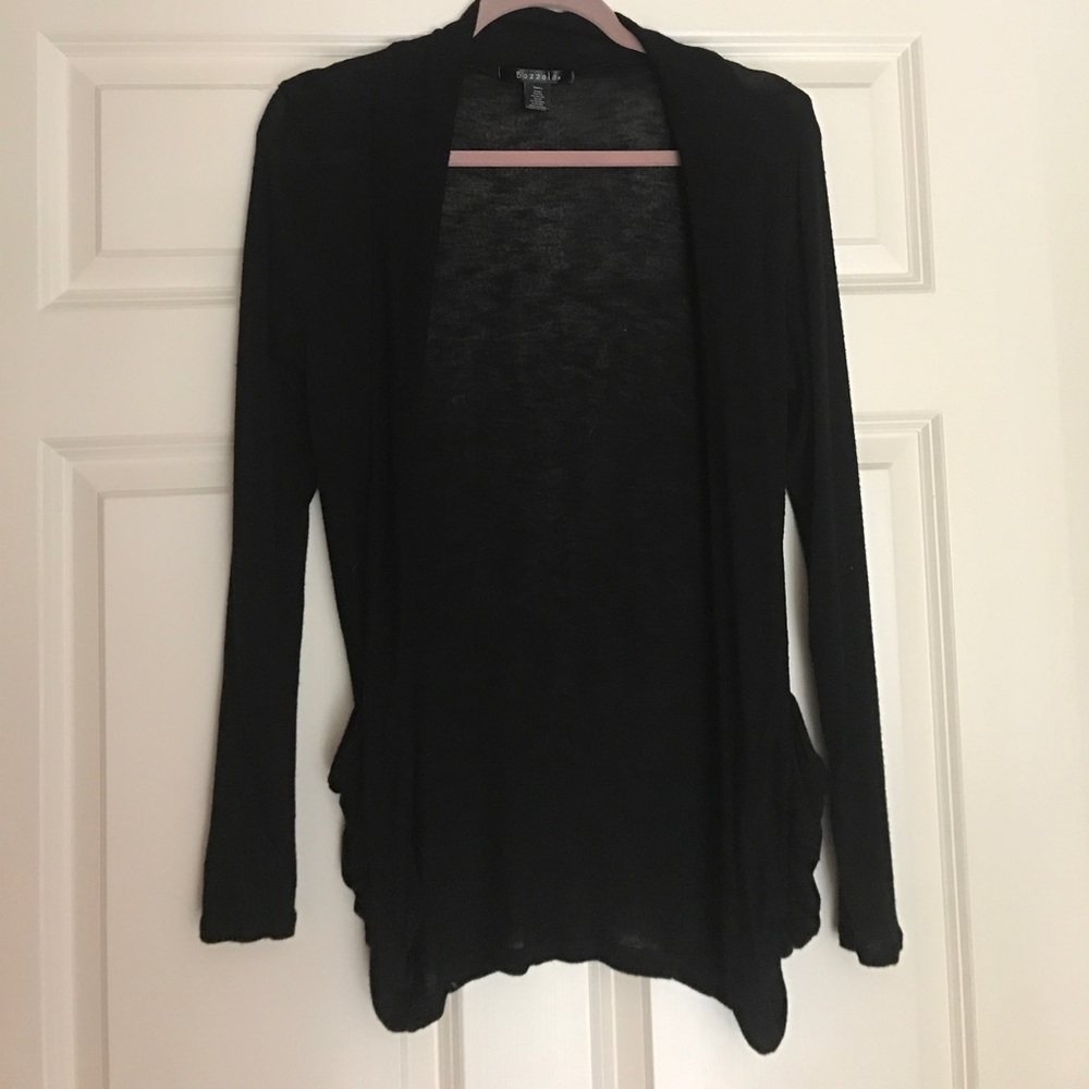 Black cardigan