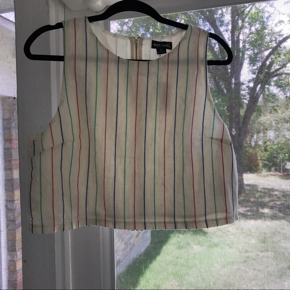 🌸Beach Day Crop Top, Wet Seal, never worn, XL