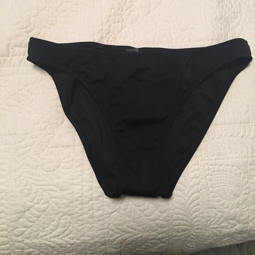 New Victoria's Secret Black Bikini Bottoms Sz S