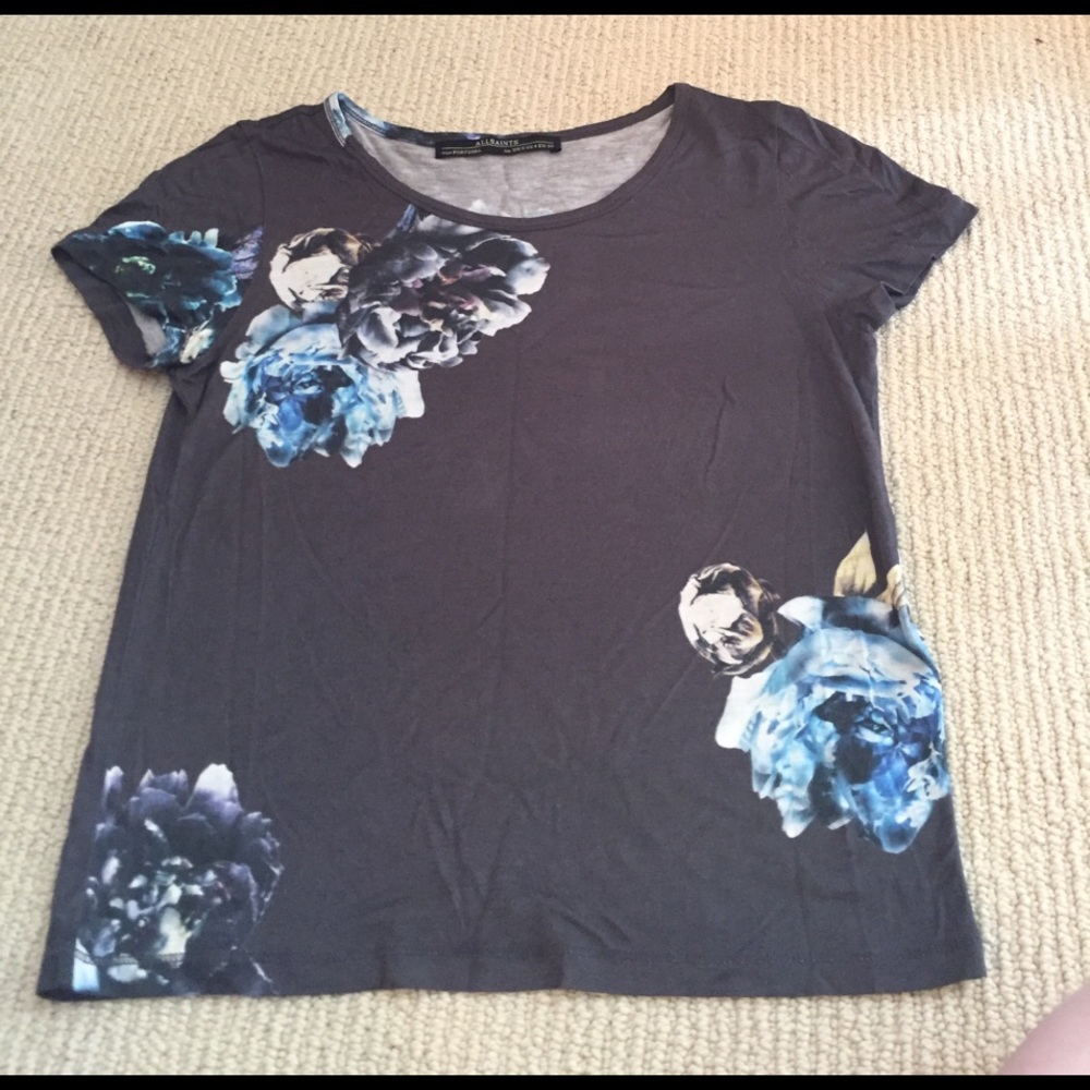 AllSaints Peony Tee Shirt